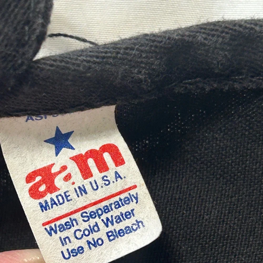 Vintage Calvin Klein Black Apron Logo 3-Pocket Made in USA Adjustable Strap